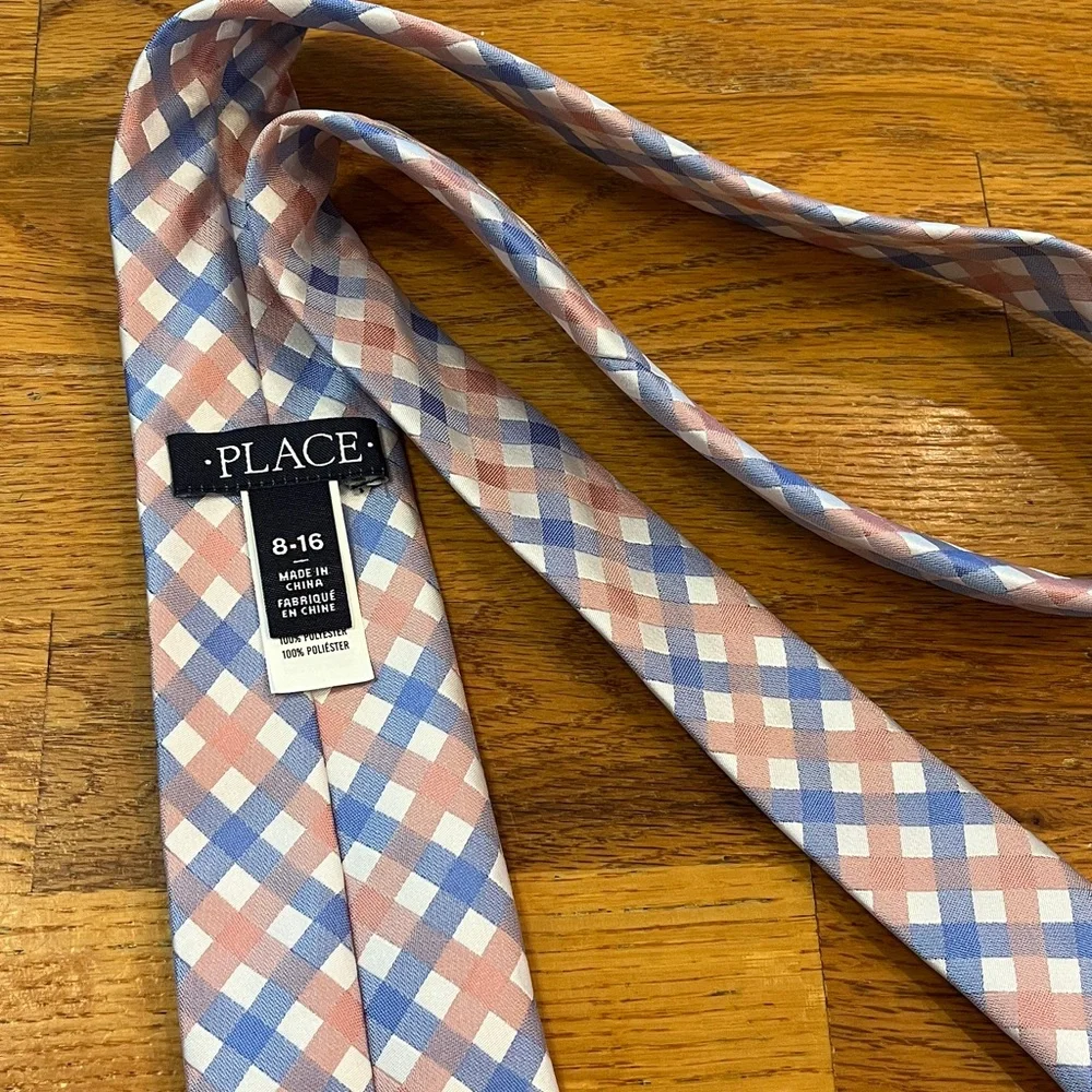 Youth Plaid Tie